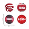 KONG Signature Assorted Balls for Fetch and Retrieving (Medium (4 Pack)) - dog ball toy - 035585523057