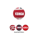 KONG Signature Assorted Balls for Fetch and Retrieving (Medium (4 Pack)) - dog ball toy - 035585523057