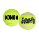 KONG - Squeakair Balls - Dog Toy Premium Squeak Tennis Balls, Gentle on Teeth - for Medium Dogs (3 Pack) - 035585775203