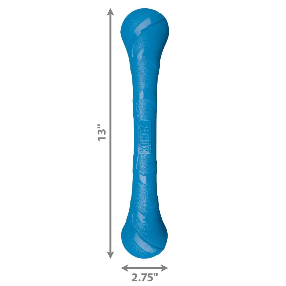 KONG Squeakstix Dog Chew Toy | Medium - Blue