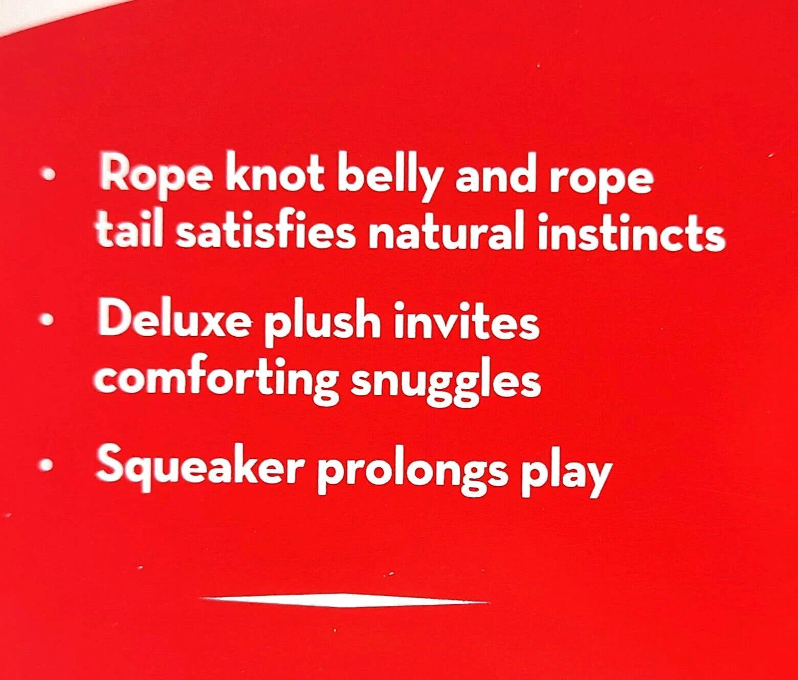 Kong teddy knots small dog toy