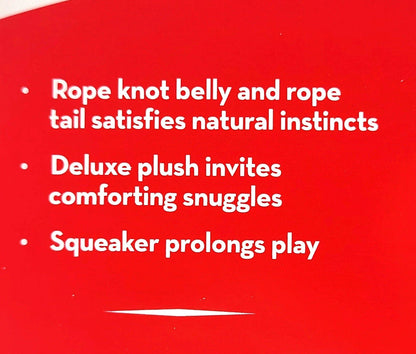 Kong teddy knots small dog toy
