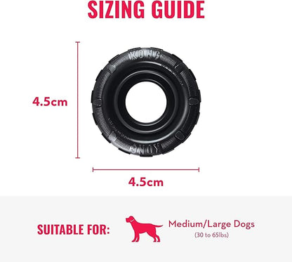 Kong tires medium large power chewers dog toy