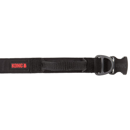 Kong Ultra Durable Padded Comfort Handle Dog Collar (Large, Black)