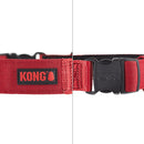 KONG Ultra Durable Padded Comfort Handle Dog Collar - Large - Red - dog collar - 737257983106