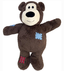 KONG Wild Knots Bear Jumbo Tough Squeaky Plush Dog Toy, Med/LG