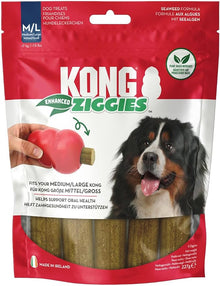Kong ziggies oral health dog toy