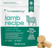 Lamb recipe frozen raw sliders for dogs smallbatchdog