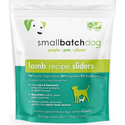 Lamb recipe sliders 3lbs smallbatchdog