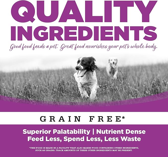 Large breed puppy with turkey whitefish meal and menhaden fish meal