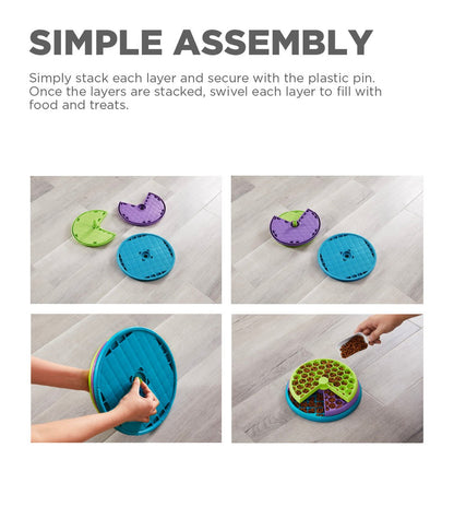 Lickin layers outward hound food bowl spinning