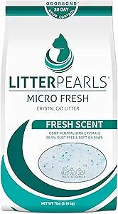 Litter pearls micro fresh crystal cat litter