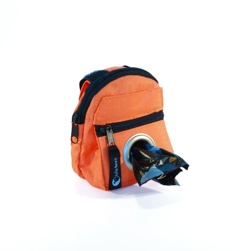 Lola Bean POOCH POUCH Backpack Dispenser & Dog Waste Pick - Up Bags - 20ea - Orange - waste bag - 855965002213