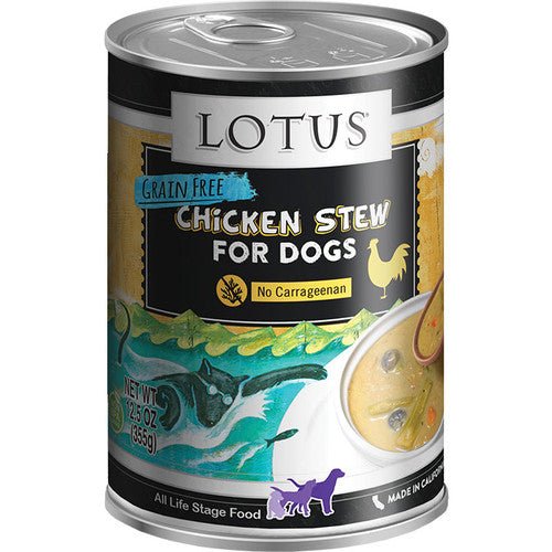 Lotus Dog Grain - free Chicken Asparagus 12.5oz - canned dog food - 784815102905