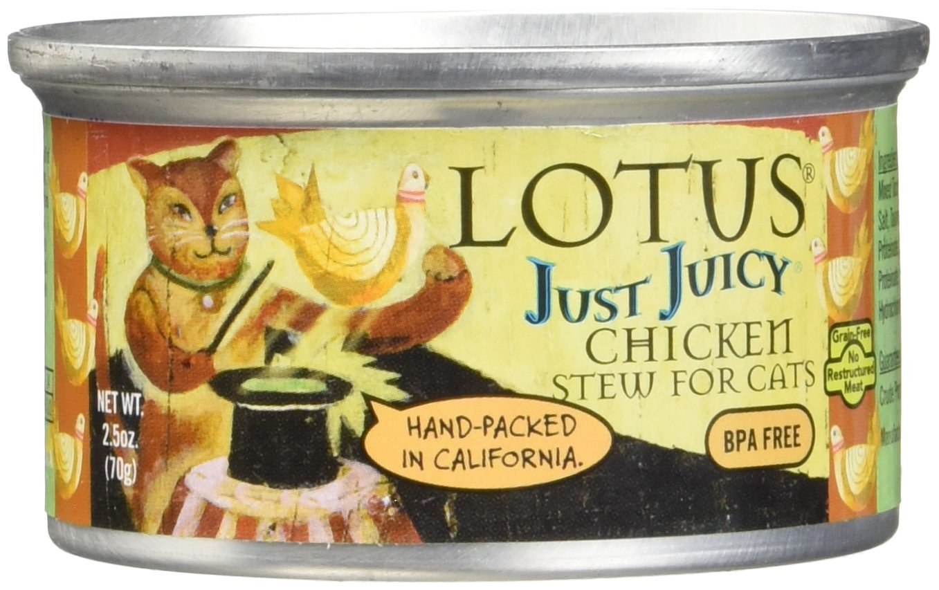 Lotus Just Juicy Chicken Stew Cat Food - 2.5 oz
