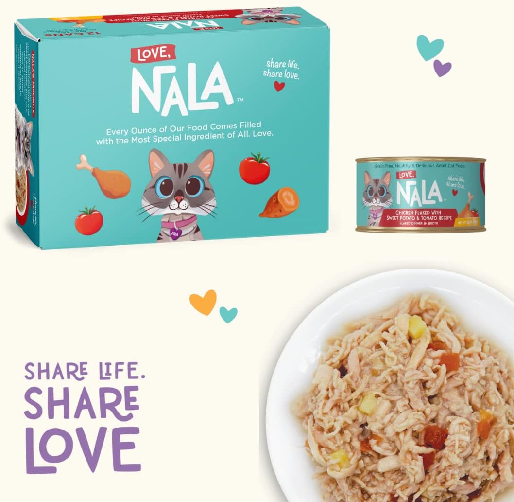 Love nala chicken flaked sweet potato tomato recipe flaked in broth 2.1lb 2.8oz case of 12