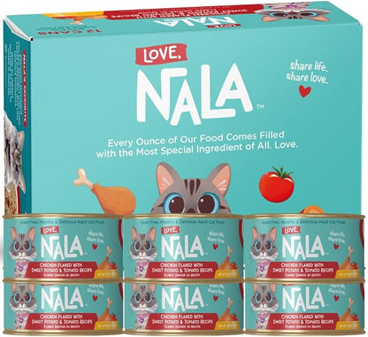 Love nala chicken flaked sweet potato tomato recipe flaked in broth 2.1lb 2.8oz case of 12