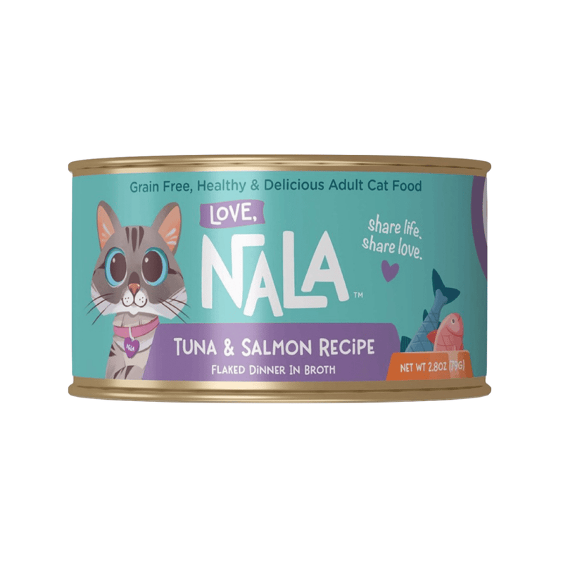 Love Nala Flaked Tuna & Salmon Recipe Adult Cat Food - 2.8 oz - flaked food - 810113200095