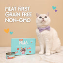 LOVE, NALA Natural Adult Cat Wet Food - FLAKED Salmon in Broth - Grain Free - Non - GMO - Lean Protein with Omega 3 - Digestive Fiber Blend - Added Minerals & Vitamins - 12 Pack - 2.4 lbs - cat food - 810113200286