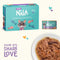 LOVE, NALA Natural Adult Cat Wet Food - FLAKED Tuna and Salmon in Broth - Grain Free - Non - GMO - Lean Protein - Omega 3 - Digestive Fiber Blend - Added Minerals & Vitamins - cat food - 810113200316