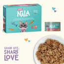 LOVE, NALA - Natural Adult Cat Wet Food - Pate Tuna, Carrot, & Salmon Recipe - Grain Free - Non - GMO - Digestive Fiber Blend - Minerals - Vitamins - 12 Pack - 2.4 lbs - cat food - 810113200255