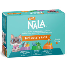 Love, Nala Natural Adult Cat Wet Food - Pâté Variety Pack (Tuna, Chicken, Mackerel) - 2.4 lbs