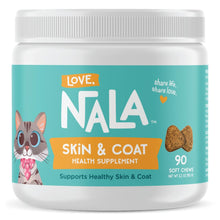Love, Nala - Skin And Coat Supplement For Cats - 90 Tasty Soft Chews - Omega 3 Fish Oil, Biotin, Vitamin E Supports Skin & Fur Health - 3.2 Oz