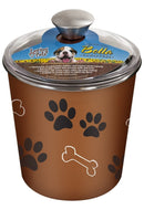 Loving Pets Bella Dog Bowl - Canister - Treat Container - Copper - food container - 842982074828