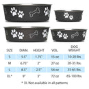 Loving Pets Bella Dog Bowls - Dog Food Water Bowl - No Tip Stainless Steel - Large - Paparazzi Pink - dog bowl - 842982074026