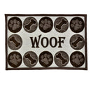 Loving Pets Bella Fashion Mat for Dogs - Woof Chenille Dog Mat - 842982075702