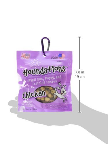 Loving Pets Houndations Chicken Training Treats Dog Treat, 4 Oz/One Size - 842982081505