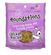 Loving Pets Houndations Chicken Training Treats Dog Treat, 4 Oz/One Size - 842982081505