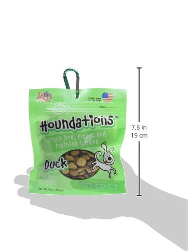 Loving Pets Houndations Duck Training Treats Dog Treat, 4 Oz/One Size - 842982081536