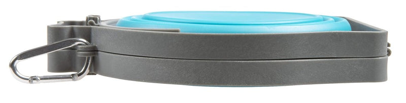 Loving Pets Travel Double Diner Dog Bowl - Blue - Medium - dog bowl - 842982079922