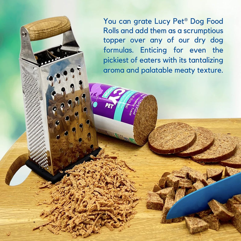 Lucy Pet Products Chicken Formula Dog Food Roll 1 lb, Meaty, Semi - Moist Dog Food - 850020456338