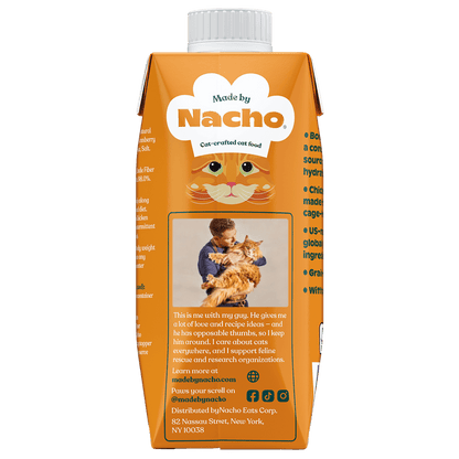 Made by Nacho Cage Free Chicken Bone Broth Cat Topper 11oz
