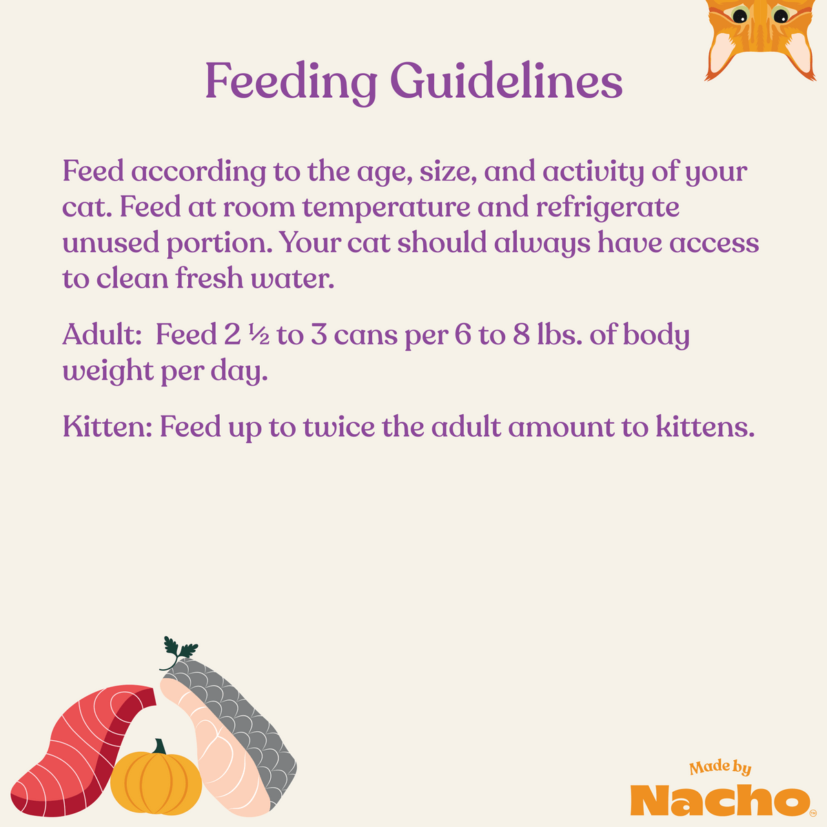 Made by nacho tuna & rainbow trout recipe with bone broth flaked canned cat food 3oz