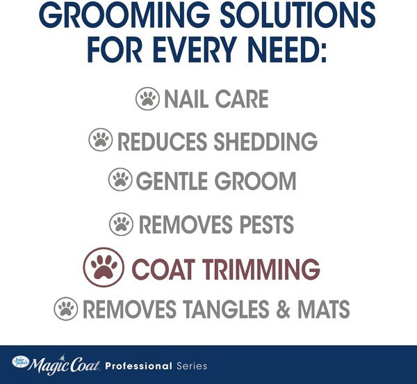 Magic coat professional coat trimming safety tip facial scissors