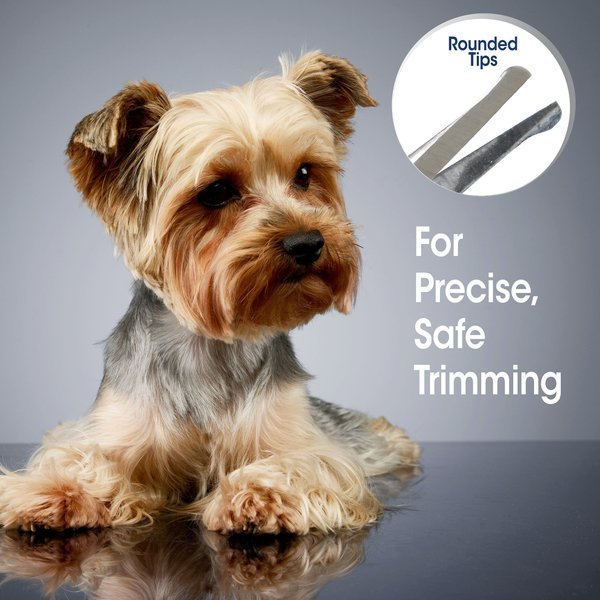 Magic coat professional coat trimming safety tip facial scissors