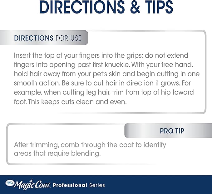 Magic Coat Professional Series Coat Trimming All in one finishing shears