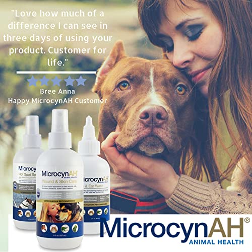 Manna Pro MicrocynAH Ear & Eye Wash For Pets - 3 oz - Supplies - 095668570705