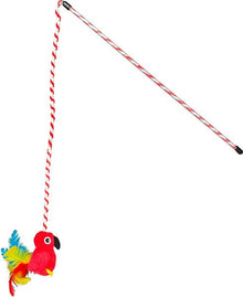 Margaritaville wand w red bird catnip cat toy