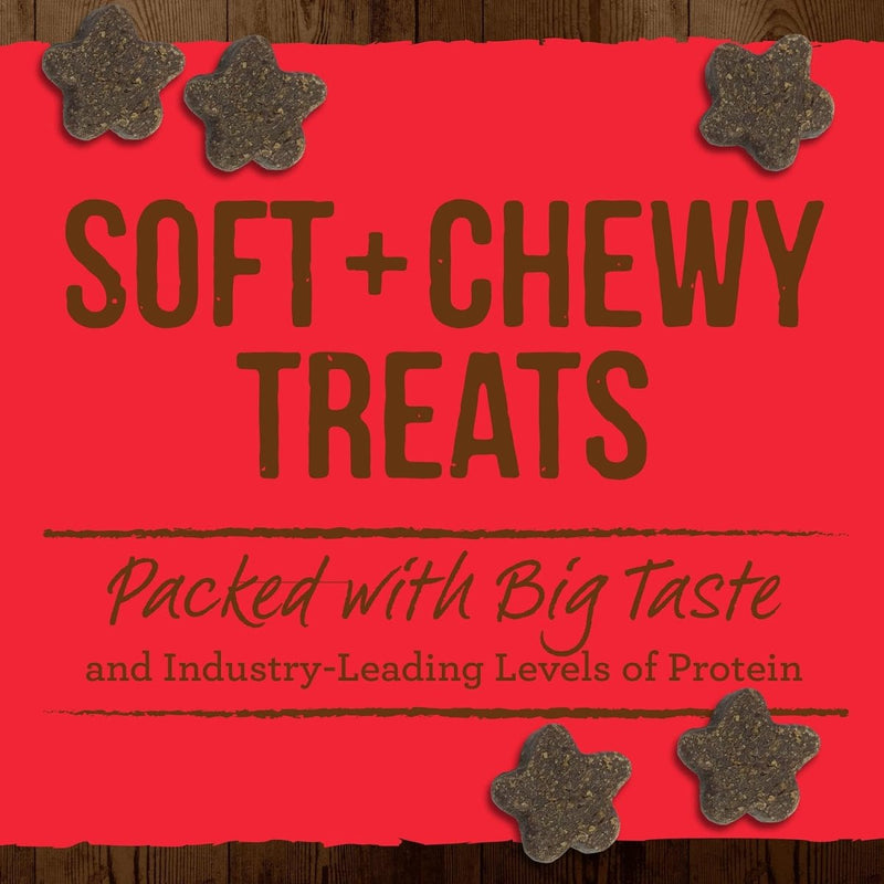 Merrick Power Bites Natural Soft And Chewy Real Meat Dog Treats, Grain Free Snack With Real Beef Recipe - 6 oz. Bag - dog treats - 022808785132