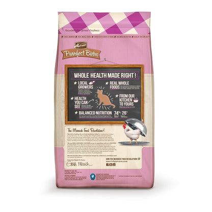 Merrick Purrfect Bistro Premium Grain Free Natural Dry Cat Food For Young Cats, Healthy Kitten Food Recipe - 7 lb. Bag