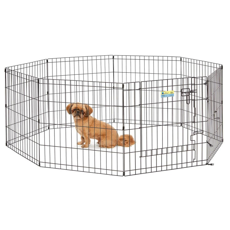 Midwest, Exercise Pen with Door Black, 30' - 027773024828