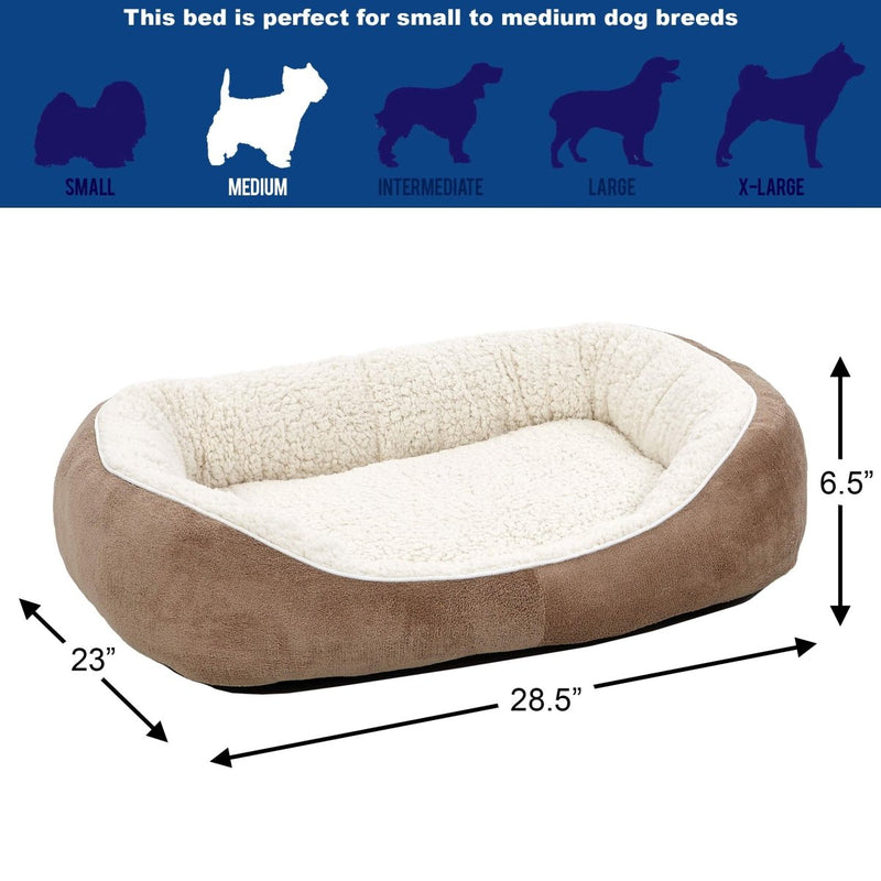 Midwest Homes for Pets Cuddle Cat Bed - Taupe - Medium - 027773019176