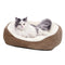 Midwest Homes for Pets Cuddle Cat Bed - Taupe - Small - 027773019169