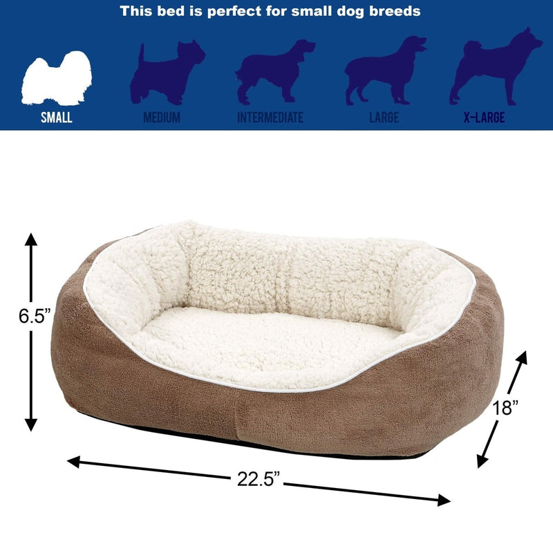 Midwest Homes for Pets Cuddle Cat Bed - Taupe - Small - 027773019169