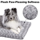 MidWest Homes for Pets Deluxe Dog Beds - Super Plush Dog & Cat Beds Ideal for Dog Crates - 1 - Year Warranty - Gray, 48 - Inch - 027773014362