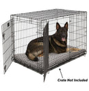 MidWest Homes for Pets Deluxe Dog Beds - Super Plush Dog & Cat Beds Ideal for Dog Crates - 1 - Year Warranty - Gray, 48 - Inch - 027773014362